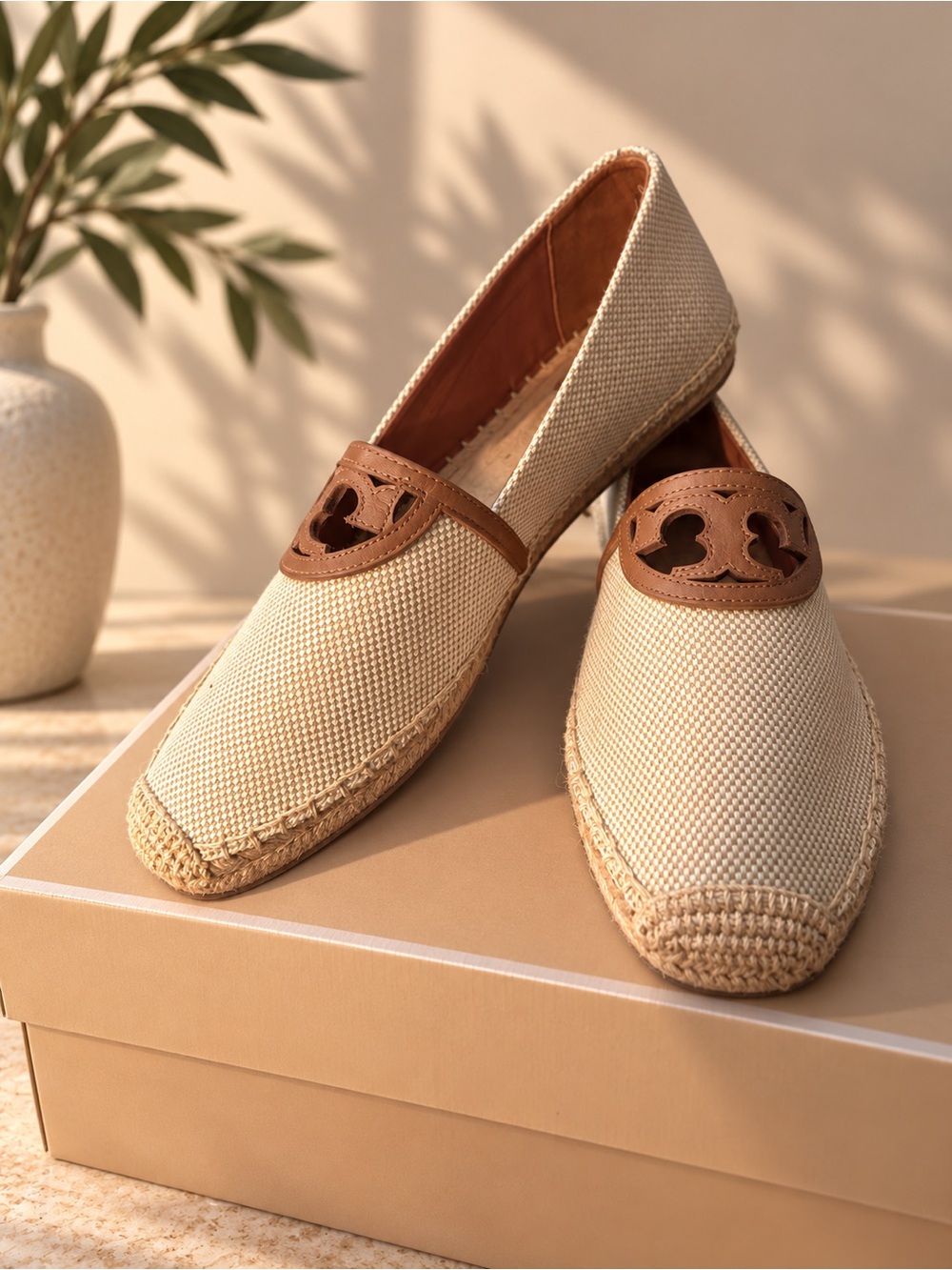 New Tory Burch Weston Espadrille Flats